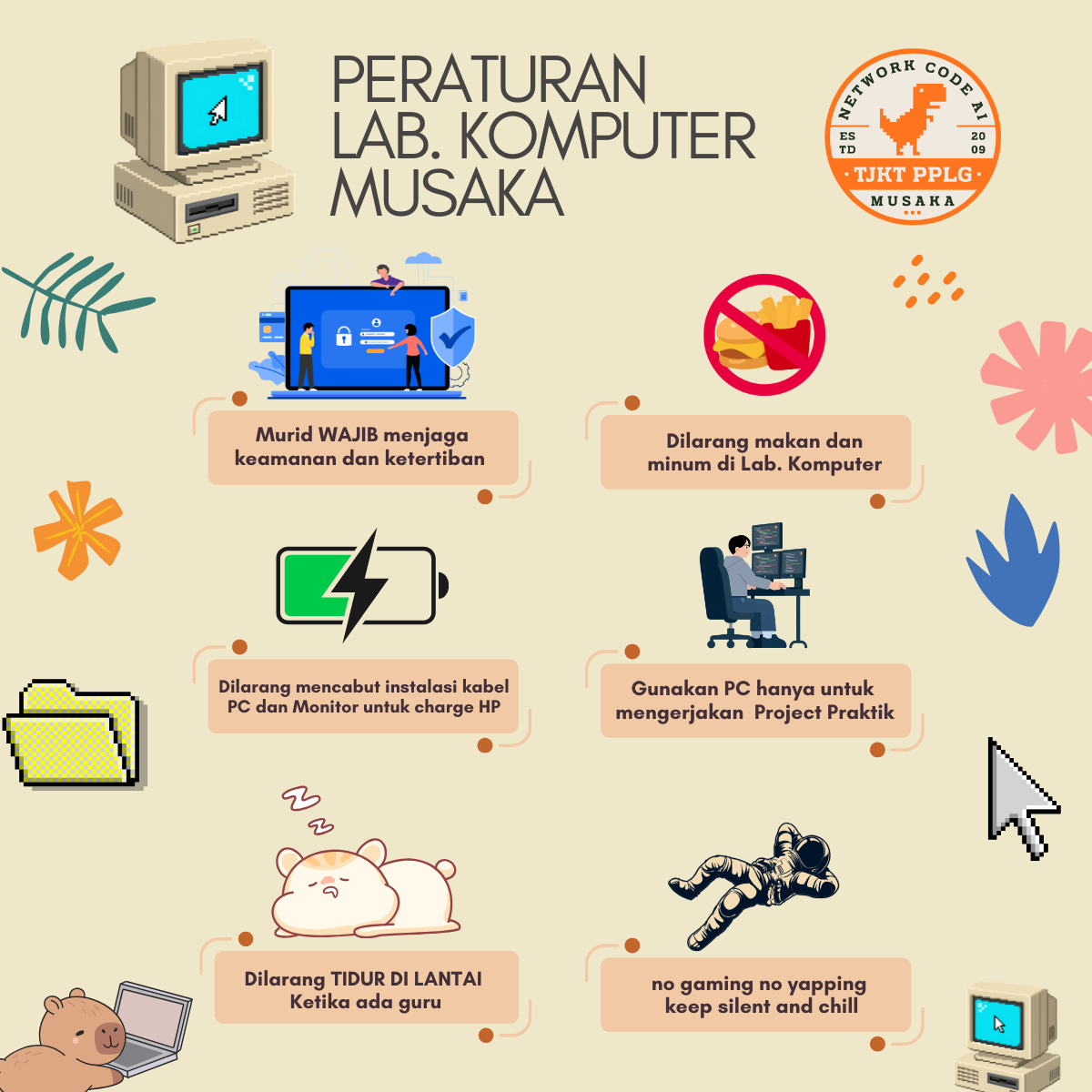 Gambar pengumuman lab
